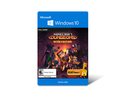 Minecraft Dungeons: Hero Edition Windows 10 [Digital Code]