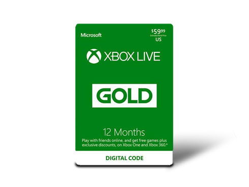 Xbox LIVE 12 Months Gold Membership US (Digital Code)