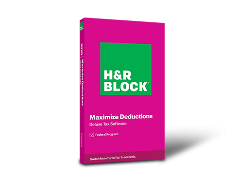 H&R BLOCK Tax Software Deluxe 2020