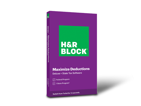 H&R BLOCK Tax Software Deluxe + State 2020