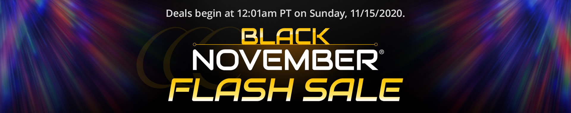 Black November Flash Sale