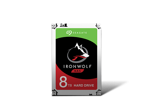Seagate IronWolf 8TB NAS Hard Drive 7200 RPM 256MB Cache SATA 6.0Gb/s CMR 3.5" Internal HDD