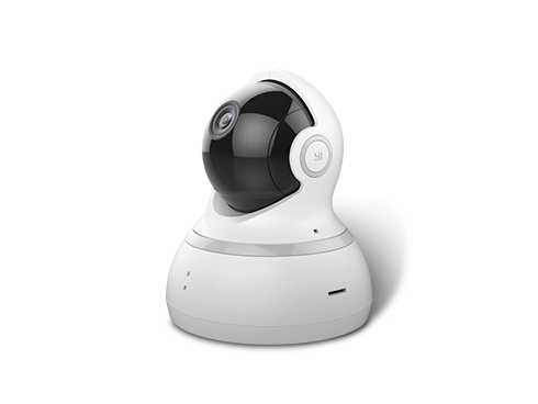 YI Dome Camera 1080p HD Pan/Tilt/Zoom 112° Wide-angle 2-way Audio Wireless 360° Complete Coverage  infrared LED Night Vision Auto-Cruise, 4x zoom, IP Security Surveillance System, White (US Edition)