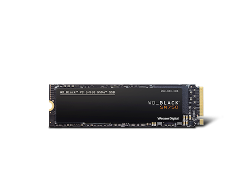 WD BLACK SN750 NVMe M.2 2280 500GB PCI-Express 3.0 x4 64-layer 3D NAND Internal Solid State Drive