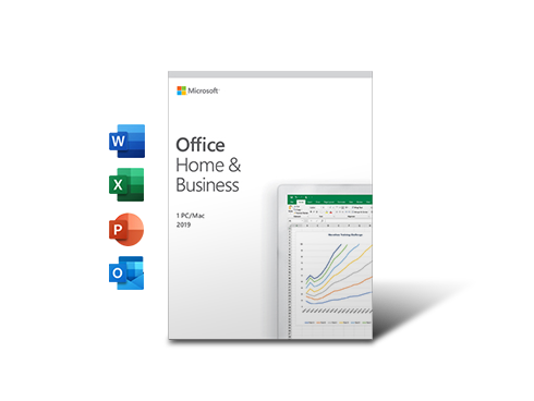 Microsoft Office Home and Business 2019 | 1 device, Windows 10 PC/Mac Key Card