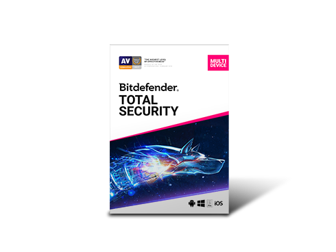 Bitdefender Total Security 2020 - 1 Year/5PCs - Download