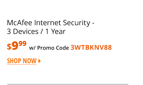 McAfee Internet Security - 3 Devices / 1 Year