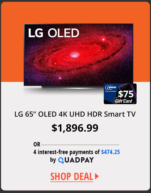 LG 65" OLED 4K UHD HDR Smart TV