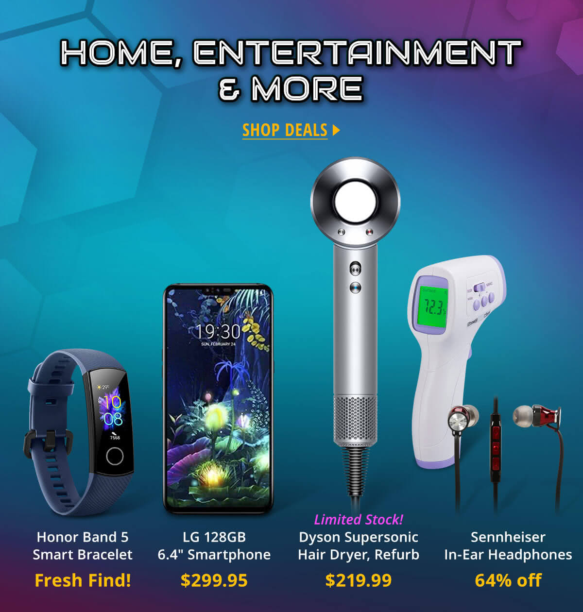 Home, Entertainment & More