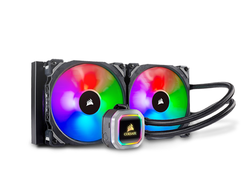 CORSAIR Hydro Series, H115i RGB PLATINUM, 280mm, Liquid CPU Cooler