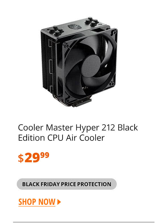 Cooler Master Hyper 212 Black Edition CPU Air Cooler