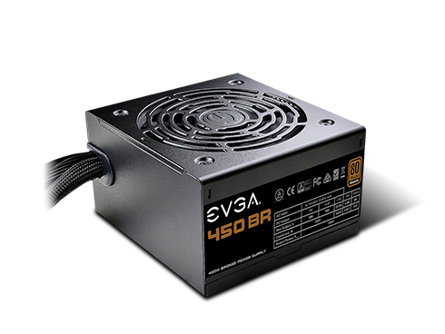 EVGA 450 BR 450W ATX12V / EPS12V 80 PLUS BRONZE Certified Non-Modular Power Supply