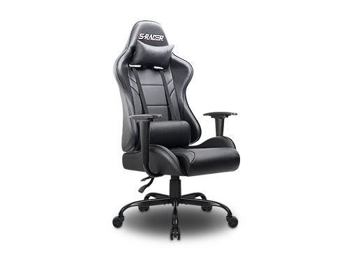 Homall Office Gaming Chair Carbon PU Leather Reclining Black Racing Style, Executive Ergonomic Hydraulic Swivel Seat