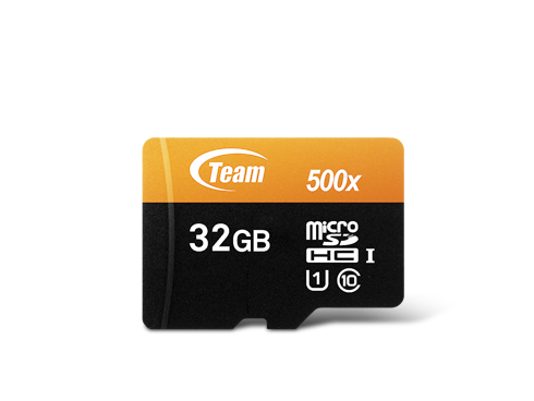 Team 32GB microSDHC UHS-I/U1 Class 10 Memory Card with Adapter, Speed Up to 80MB/s