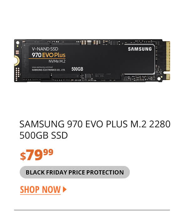 SAMSUNG 970 EVO PLUS M.2 2280 500GB SSD