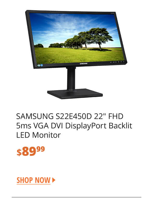 SAMSUNG S22E450D 22 (21.5 Viewable) FHD Backlit LED Monitor