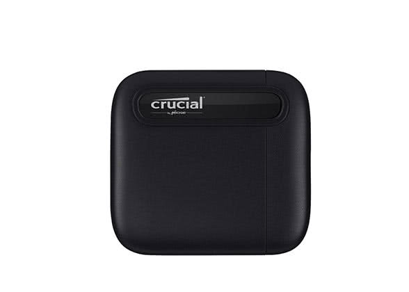Crucial X6 1TB Portable SSD - Up to 540 MB/s - USB 3.2 - USB-C - CT1000X6SSD9
