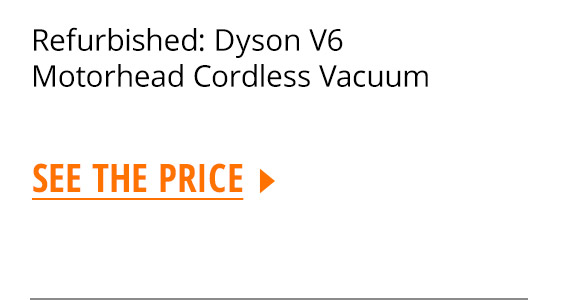 Refurbished: Dyson V6 Motorhead Cordless Vacuum