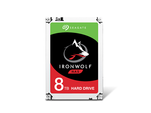 Seagate IronWolf 8TB 7200 RPM 256MB Cache SATA 6.0Gb/s 3.5" NAS Internal Hard Drive