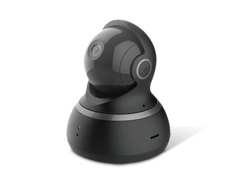 Yi Technology 93006 H20 1080p HD Pan/Tilt/Zoom 112° Wide-Angle Dome Camera, Black