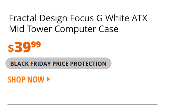 Fractal Design Focus G White ATX Mid Tower Computer Case