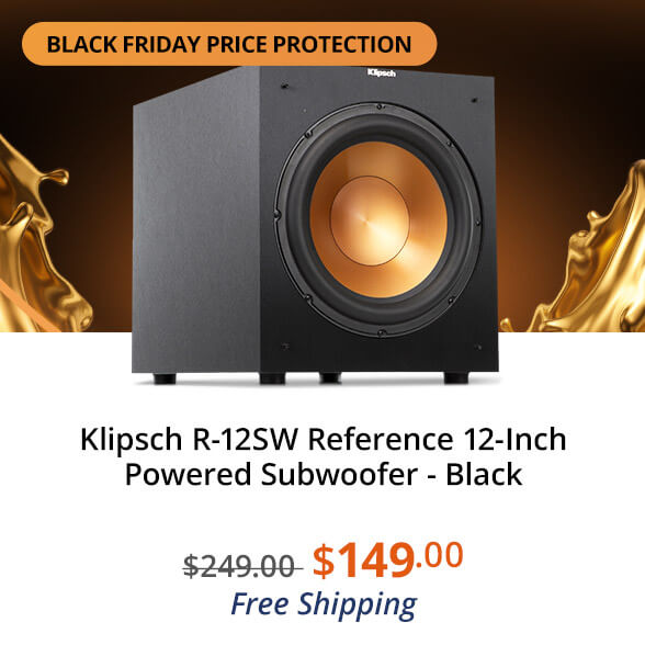 Klipsch R-12SW Reference 12-Inch Powered Subwoofer - Black