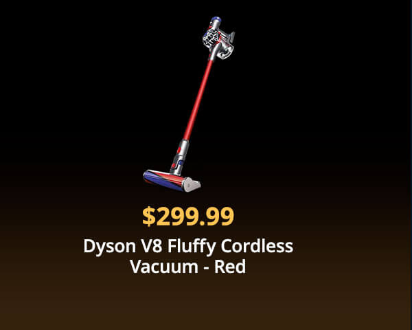 Dyson V8 Fluffy Cordless Vacuum - Red