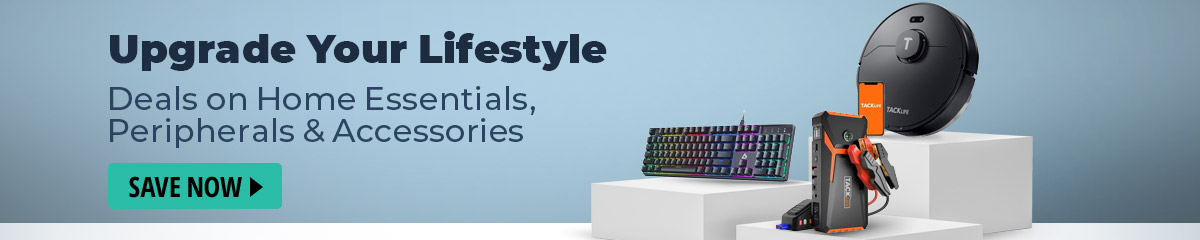 Upgrade Your Lifestyle -- Deals on Home Essentials, Peripherals & Accessories