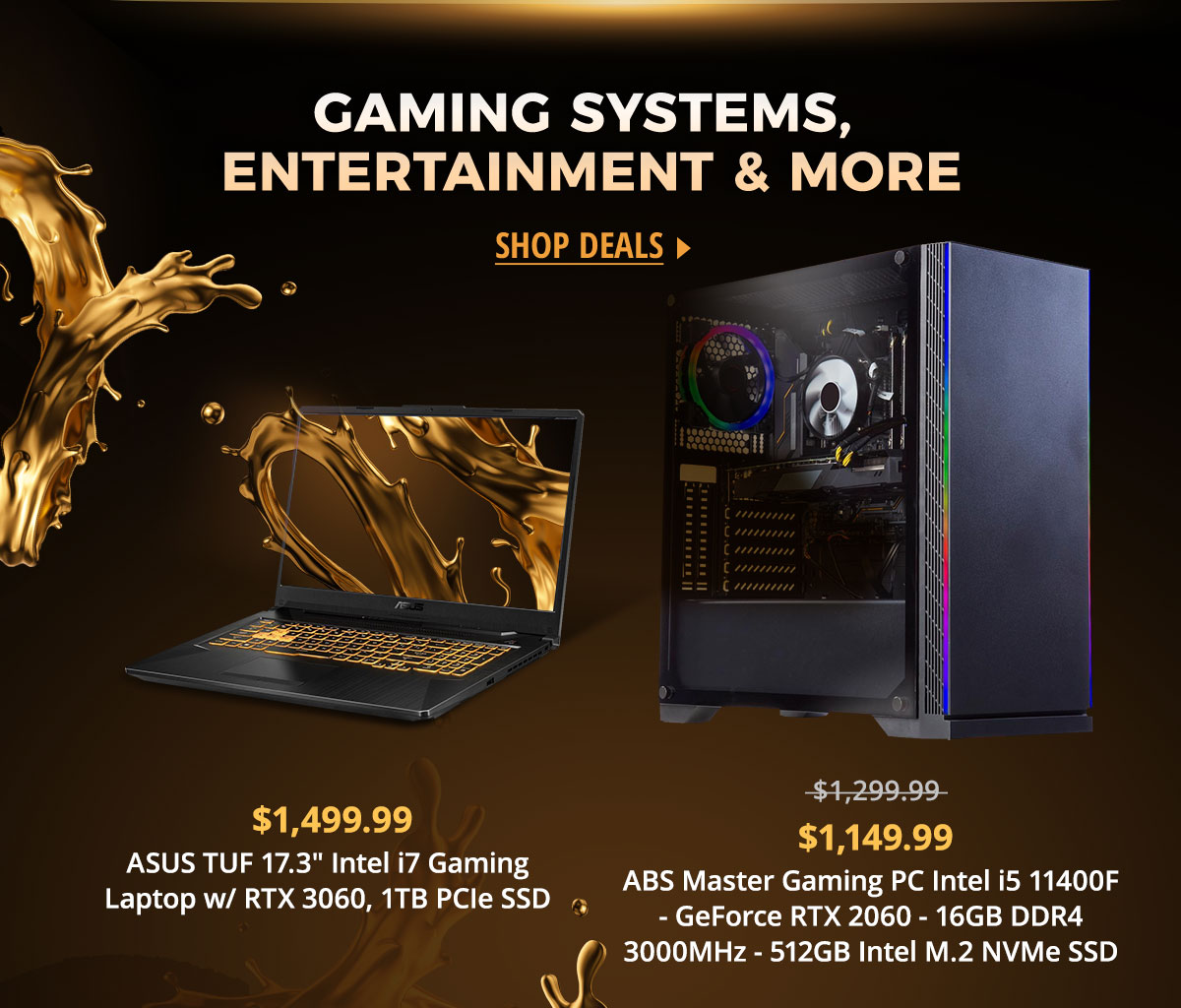 Gaming Systems, Entertainment & More