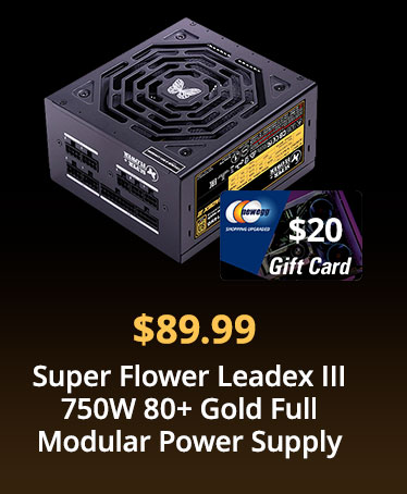 Super Flower Leadex III 750W 80+ Gold Full Modular Power Supply 