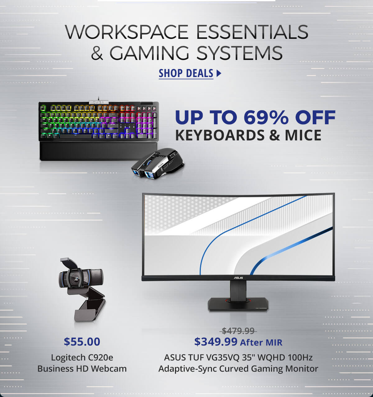 Workspace Essentials & Gaming Systems