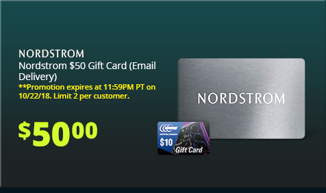 Nordstrom $50 Gift Card (Email Delivery)