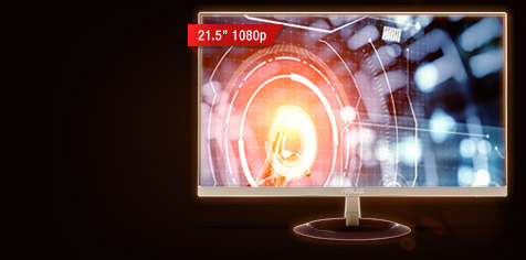 ASUS VZ229H Frameless 22" (21.5" Viewable) 5ms (GTG) Widescreen LCD/LED HDMI 1920 x 1080 Ultra-Slim Design Monitor w/ Built-in Speakers, IPS Panel