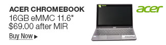 Newegg Flash - Acer Chromebook 16GB eMMC 11.6"