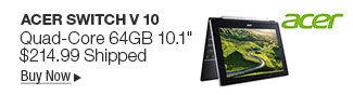 Newegg Flash - Acer Switch V 10 Quad-core 64GB 10.1"