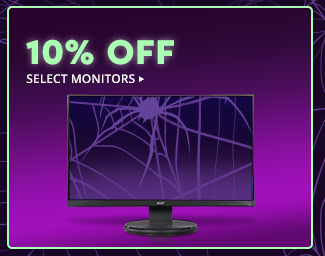 10% OFF SELECT MONITORS*