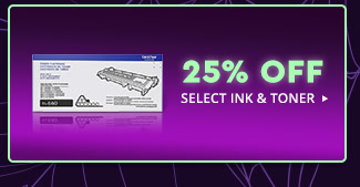 25% OFF SELECT INK & TONER*