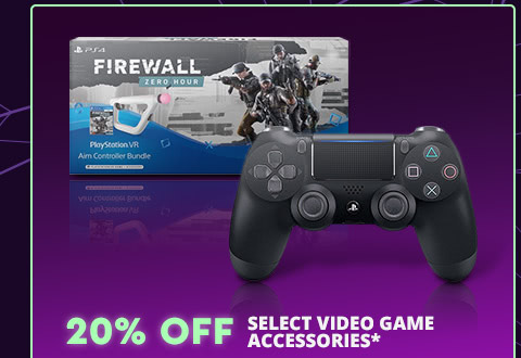 20% OFF SELECT VIDEO GAME ACCESSORIES*