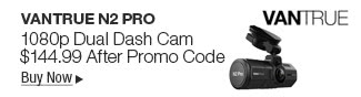 Newegg Flash - Vantrue N2 Pro 1080p Dual Dash Cam