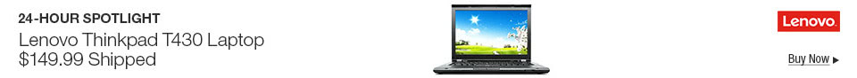 Lenovo Thinkpad T430 Laptop $149.99 Shipped