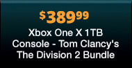 Xbox One X 1TB Console - Tom Clancy's The Division 2 Bundle