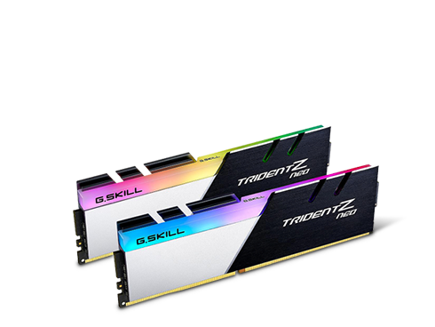 G.SKILL Trident Z Neo 32GB (2 x 16GB) DDR4 3600 (PC4 28800) Desktop Memory, F4-3600C18D-32GTZN