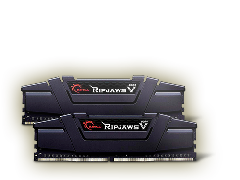 G.SKILL Ripjaws V 16GB (2 x 8GB) DDR4 3600 (PC4 28800) Desktop Memory, Model F4-3600C16D-16GVKC