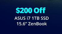 ASUS i7 1TB SSD 15.6" ZenBook