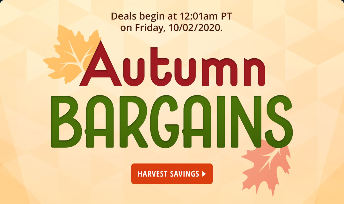 AUTUMN BARGAINS