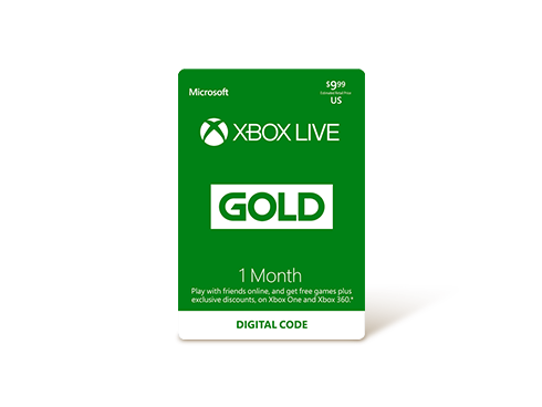 Xbox LIVE 1 Month Gold Membership US (Digital Code)