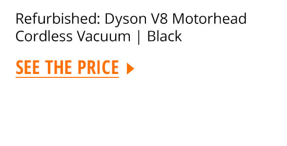 Refurbished: Dyson V8 Motorhead Cordless Vacuum | Black