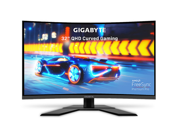 GIGABYTE G32QC 32" 165Hz 2560 x 1440 VA 1500R Display 1ms(MPRT) FreeSync Premium Pro Curved Gaming Monitor