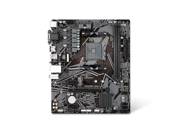 GIGABYTE A520M S2H mATX AM4 Micro ATX AMD Motherboard