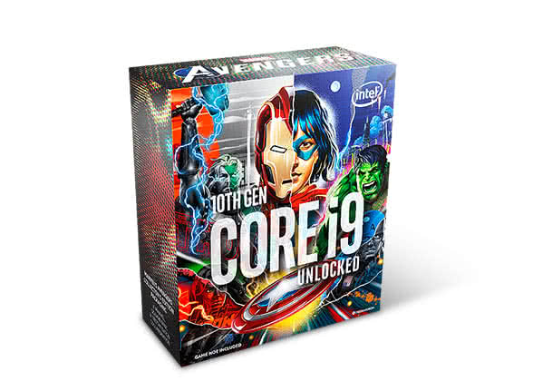 Intel Core i9-10850KA Comet Lake 10-Core 3.6 GHz LGA 1200 125W Processor w/ Intel UHD Graphics 630 - Avengers Limited Edition